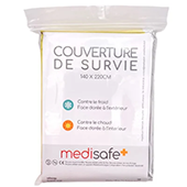 Medisafe _ Matériel de secours : survie Couverture de survie Medisafe isothermique Medisafe